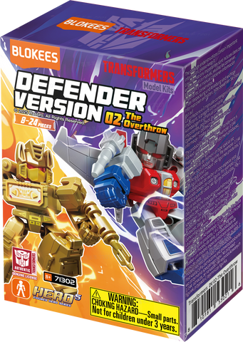 Blokees Transformers G1 Galaxy Version Defender Vol. 2 The Overthrow Random Model Kit - collectorzown