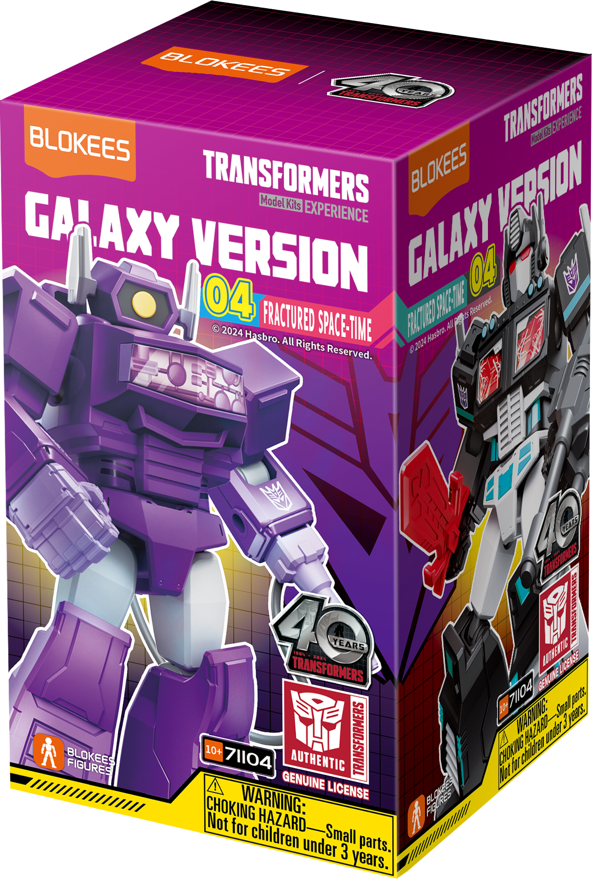 Blokees Transformers G1 Galaxy Version Vol.4 Fractured Space-Time Box