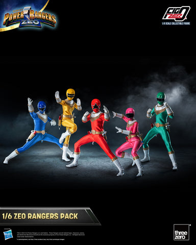 Threezero Power Rangers Zeo FigZero Zeo Rangers Pack 1:6 Scale Figures