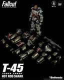 PRE-ORDER: Threezero Fallout T-45 Hot Rod Shark Power Armor Sixth Scale Figure