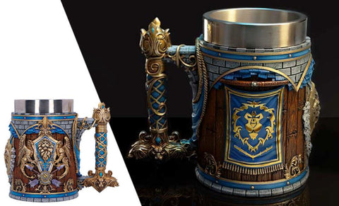 PRE-ORDER: Nemesis Now World of Warcraft: Alliance Tankard Collectible Drinkware