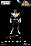 Threezero Mighty Morphin Power Rangers Dragon Shield Black Ranger Sixth Scale Figure