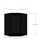 PRE-ORDER: Moducase MAX Series 45° Corner (H1500MM) Display Case