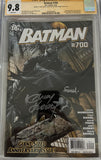 CGC 9.8 Signature Series Batman #700 Signed by Tony Daniel, David Finch & Andy Kubert - collectorzown