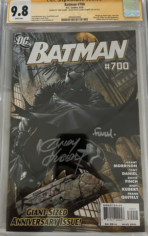 CGC 9.8 Signature Series Batman #700 Signed by Tony Daniel, David Finch & Andy Kubert - collectorzown