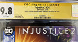 CGC Signature Series 9.8 Injustice 2 #36 Signed by Bruno Redondo, Daniel Sampere & Tom Taylor - collectorzown
