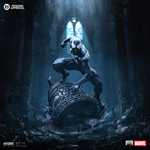 PRE-ORDER: Iron Studios Marvel Comics Spider-Man Black Costume 1/10 BDS Art Scale Statue