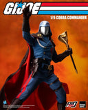 PRE-ORDER: Threezero G.I. Joe FigZero Cobra Commander 1/6 Scale Collectible Figure