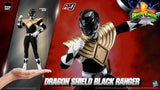 Threezero Mighty Morphin Power Rangers Dragon Shield Black Ranger Sixth Scale Figure