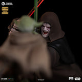 Iron Studios Star Wars: Yoda vs Palpatine Battle Diorama Series Art 1/10 Scale Statue Event Exclusive