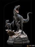 Iron Studios Jurassic World Dominion Blue and Beta Deluxe 1/10 Art Scale Statue