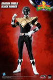 Threezero Mighty Morphin Power Rangers Dragon Shield Black Ranger Sixth Scale Figure