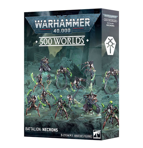 Games Workshop Warhammer 40,000: 500 Worlds Battalion Necrons - collectorzown