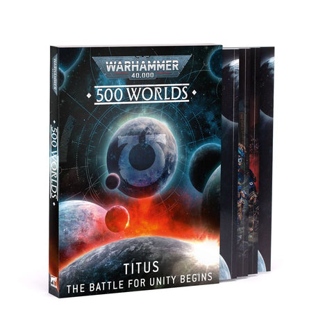 Games Workshop Warhammer 40,000: 500 Worlds: Titus The Battle for Unity Begins Slipcase - collectorzown
