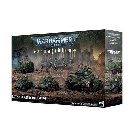 Games Workshop Warhammer 40,000: Armageddon Battalion: Astra Militarum - collectorzown