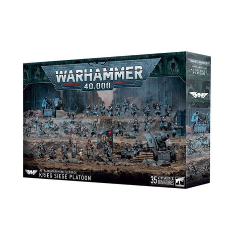 Games Workshop Warhammer 40,000: Astra Militarum Battleforce: Krieg Siege Platoon - collectorzown