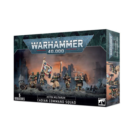 Games Workshop Warhammer 40,000: Astra Militarum Cadian Command Squad - collectorzown