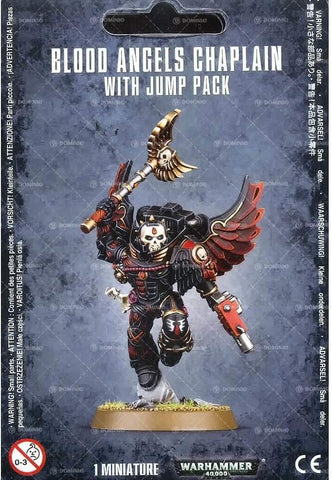 Games Workshop Warhammer 40,000: Blood Angels Chaplain with Jump Pack - collectorzown