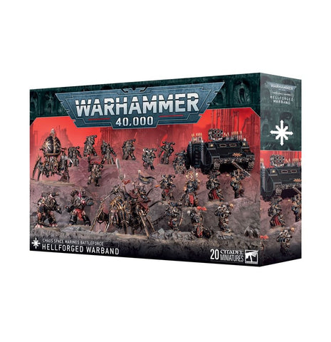 Games Workshop Warhammer 40,000: Chaos Space Marines Battleforce: Hellforged Warband - collectorzown