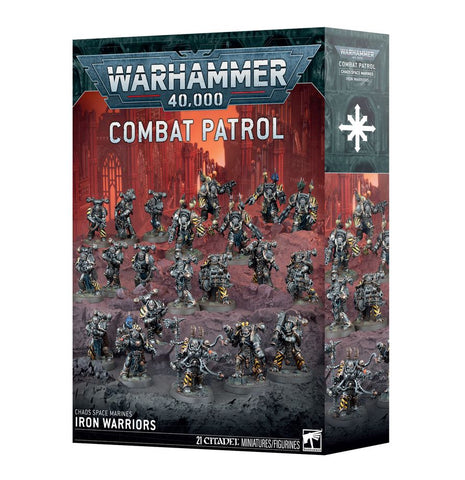Games Workshop Warhammer 40,000: Chaos Space Marines Combat Patrol: Iron Warriors - collectorzown