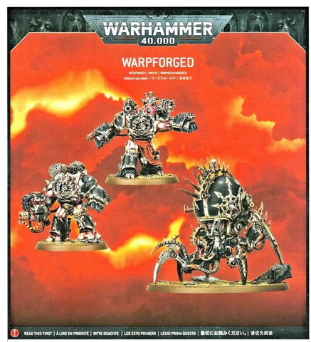Games Workshop Warhammer 40,000: Chaos Space Marines Warpforged Venomcrawler and Obliterator - collectorzown