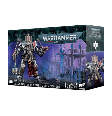 Games Workshop Warhammer 40,000: Grey Knights Grand Master in Nemesis Dreadknight - collectorzown