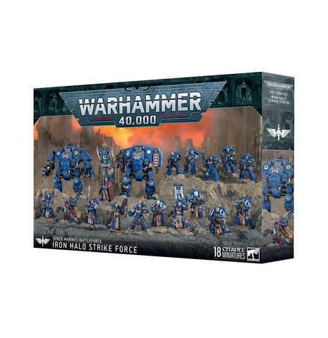 Games Workshop Warhammer 40,000: Space Marines Battleforce: Iron Halo Strike Force - collectorzown