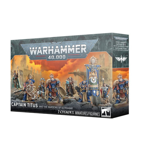 Games Workshop Warhammer 40,000: Space Marines Captain Titus and The Wardens of Ultramar - collectorzown