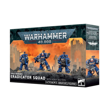 Games Workshop Warhammer 40,000: Space Marines Eradicator Squad With Heavy Bolters - collectorzown