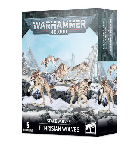 Games Workshop Warhammer 40,000: Space Wolves Fenrisian Wolves - collectorzown