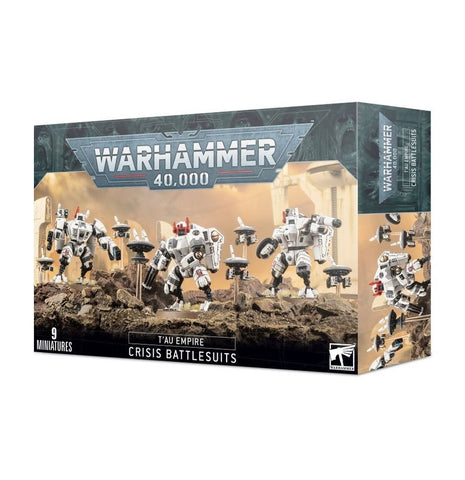Games Workshop Warhammer 40,000: T'au Empire XV8 Crisis Battlesuit Team - collectorzown