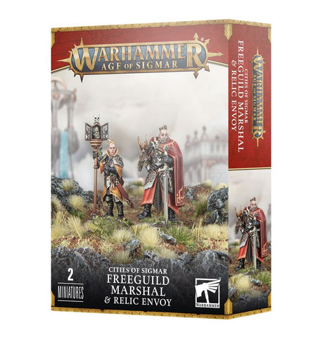 Games Workshop Warhammer Age of Sigmar Cities of Sigmar Freeguild Marshal and Relic Envoy - collectorzown