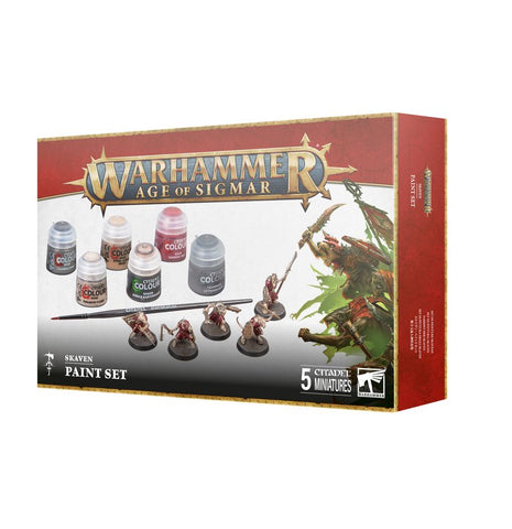 Games Workshop Warhammer Age of Sigmar: Skaven Paint Set - collectorzown