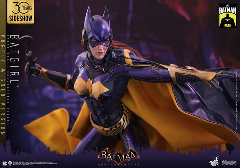 Hot Toys DC Batman: Arkham Knight Batgirl (Purple and Gold Version) Sixth Scale Figure - collectorzown