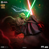 Iron Studios Star Wars: Yoda vs Palpatine Battle Diorama Series Art 1/10 Scale Statue Event Exclusive - collectorzown