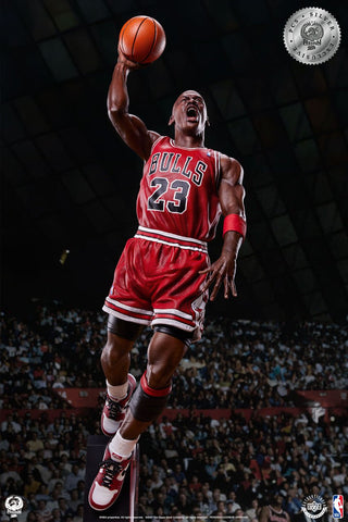 PCS Collectibles Michael Jordan - Silver Exclusive Quarter Scale Statue - collectorzown