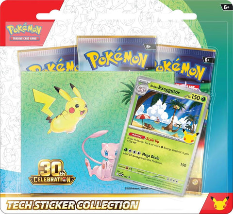 Pokemon TCG: 30th Celebration Tech Sticker Collection [Alolan Exeggutor] - collectorzown