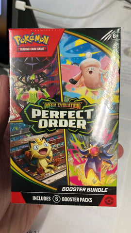 Pokemon TCG: Mega Evolutions ME3 Perfect Order Booster Bundle - collectorzown