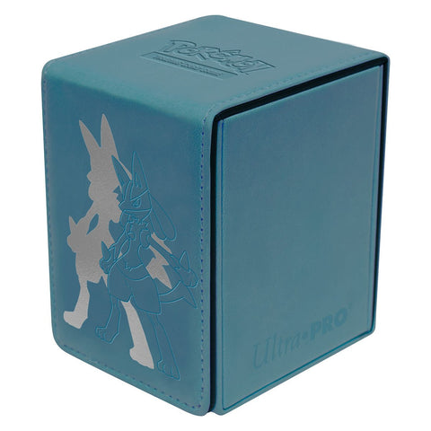 Pokemon TCG: Ultra Pro Alcove Flip Box Pokemon Elite Series Lucario - collectorzown