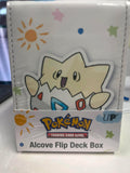 Pokemon TCG: Ultra Pro Alcove Flip Box Pokemon Togepi Limited Holiday Release - collectorzown
