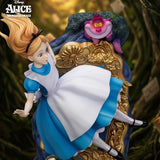 PRE-ORDER: Beast Kingdom Alice in Wonderland: Alice & The Cheshire Cat Master Craft Series Statue - collectorzown