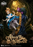 PRE-ORDER: Beast Kingdom Alice in Wonderland: Alice & The Cheshire Cat Master Craft Series Statue - collectorzown