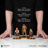 PRE - ORDER: Dark Horse The Lord of the Rings Animated Film PVC Figure Set: Frodo, Aragorn, and Samwise - collectorzown
