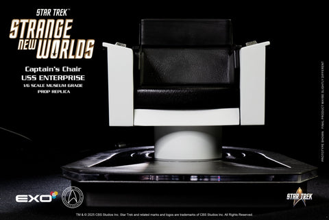 PRE - ORDER: Exo - 6 Star Star Trek: Strange New Worlds U.S.S. Enterprise Command Chair 1/6 Scale Accessory - collectorzown