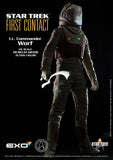 PRE - ORDER: Exo - 6 Star Trek: First Contact Lt. Commander Worf in EVA Suit 1:6 Scale Articulated Figure - collectorzown