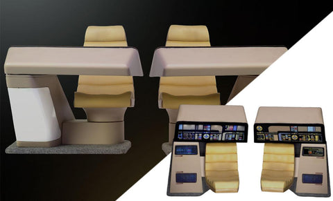 PRE - ORDER: Exo - 6 Star Trek: The Next Generation Bridge Consoles Set 1/6 Scale Accessory - collectorzown