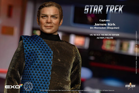 PRE - ORDER: Exo - 6 Star Trek: The Original Series Captain James T. Kirk (Romulan Disguise) 1:6 Scale Articulated Figure - collectorzown