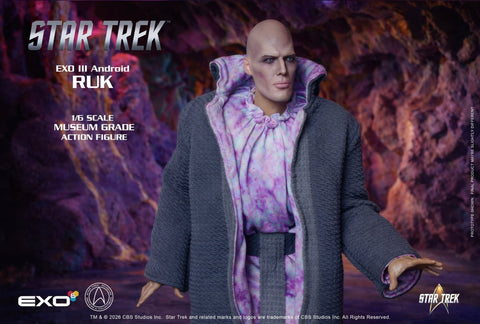 PRE - ORDER: Exo - 6 Star Trek: The Original Series EXO III Android Ruk 1:6 Scale Articulated Figure - collectorzown