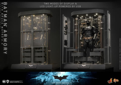 PRE-ORDER: Hot Toys Batman Armory with Bruce Wayne (2.0) Sixth Scale Figure Set - collectorzown