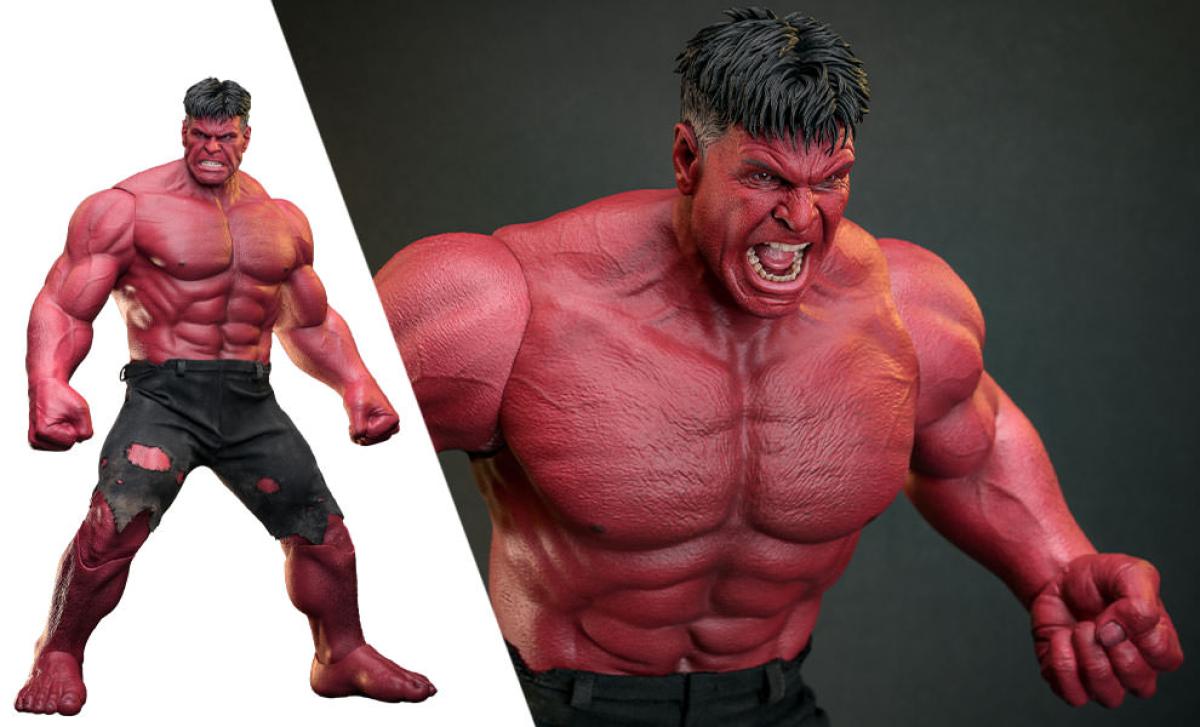 PRE-ORDER: Hot Toys Captain America: Brave New World Red Hulk Sixth Sc